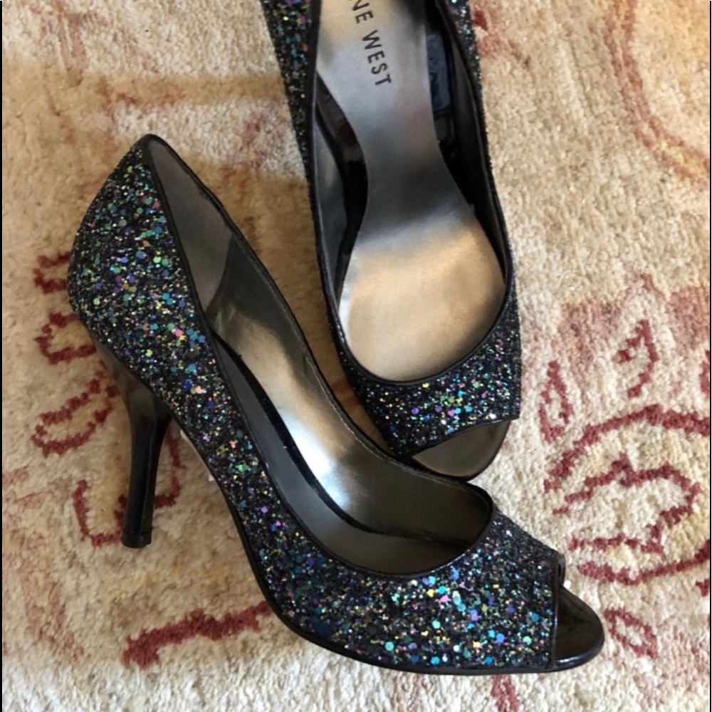 Nine West sparkly heels